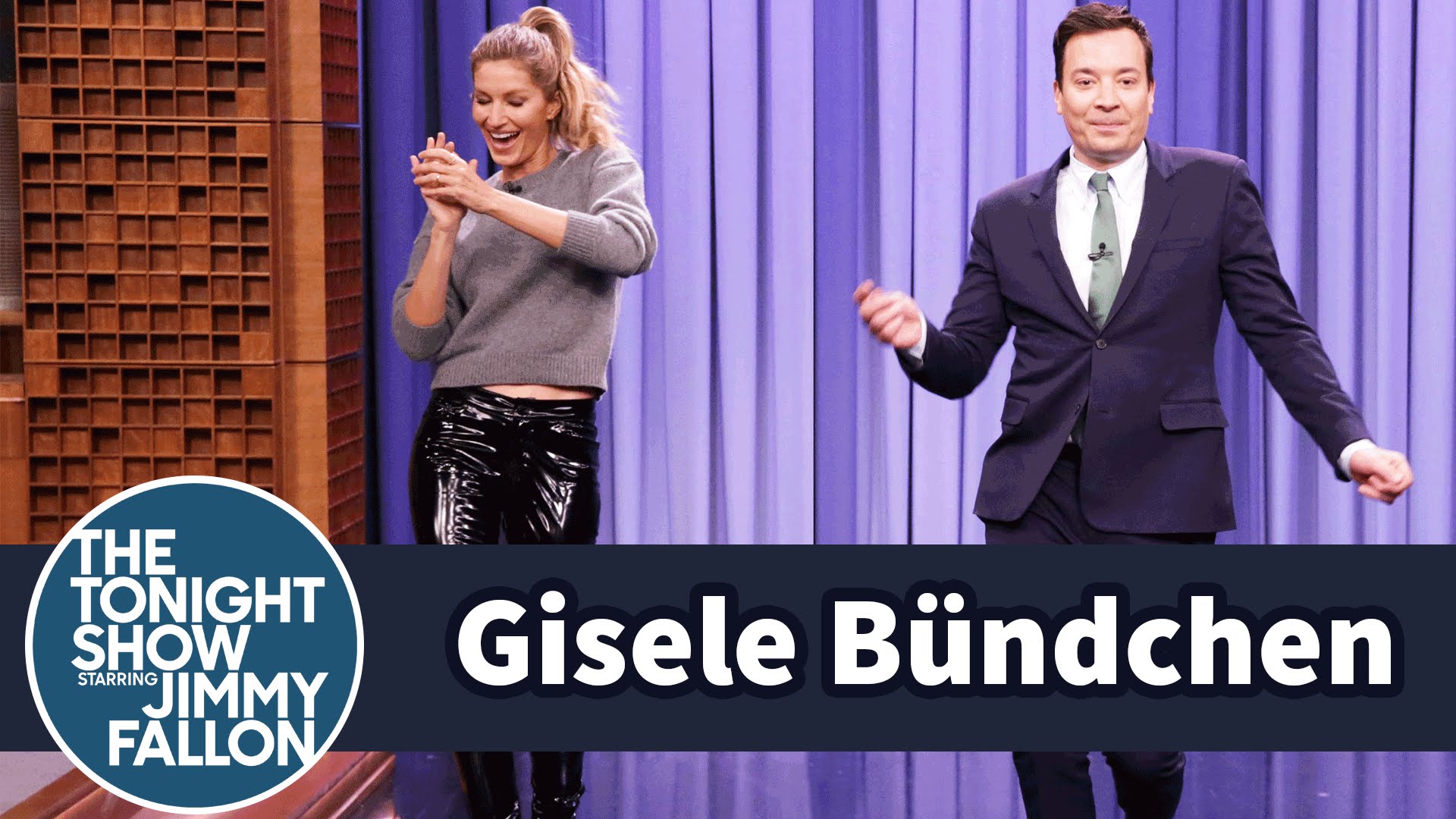 La Zancada De Gisele Bündchen Por Y Para Jimmy Fallon 