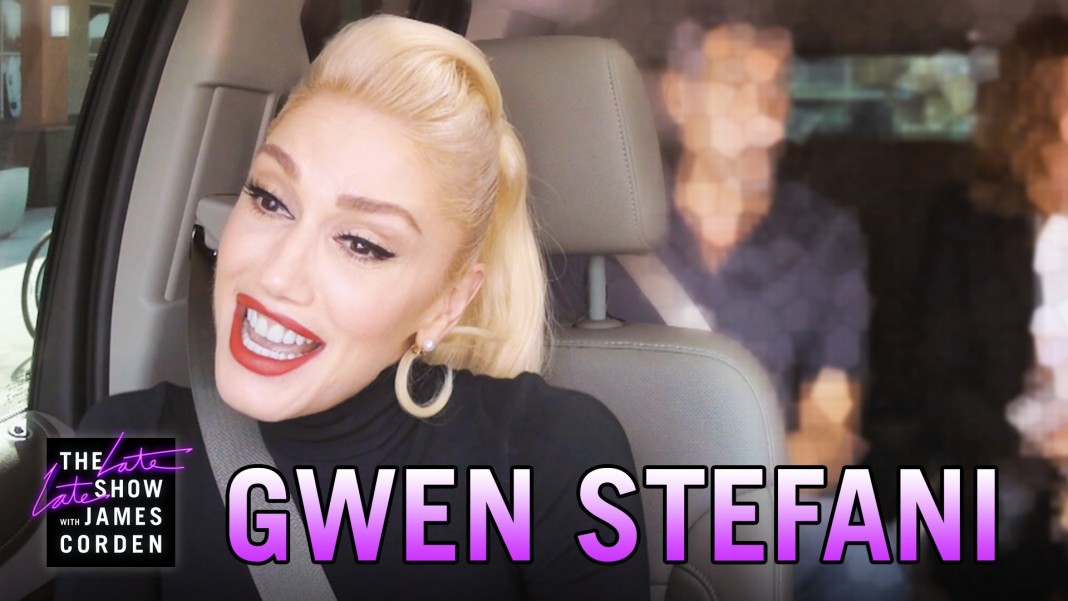 Gwen Stefani la última en subirse al Carpool de James Corden