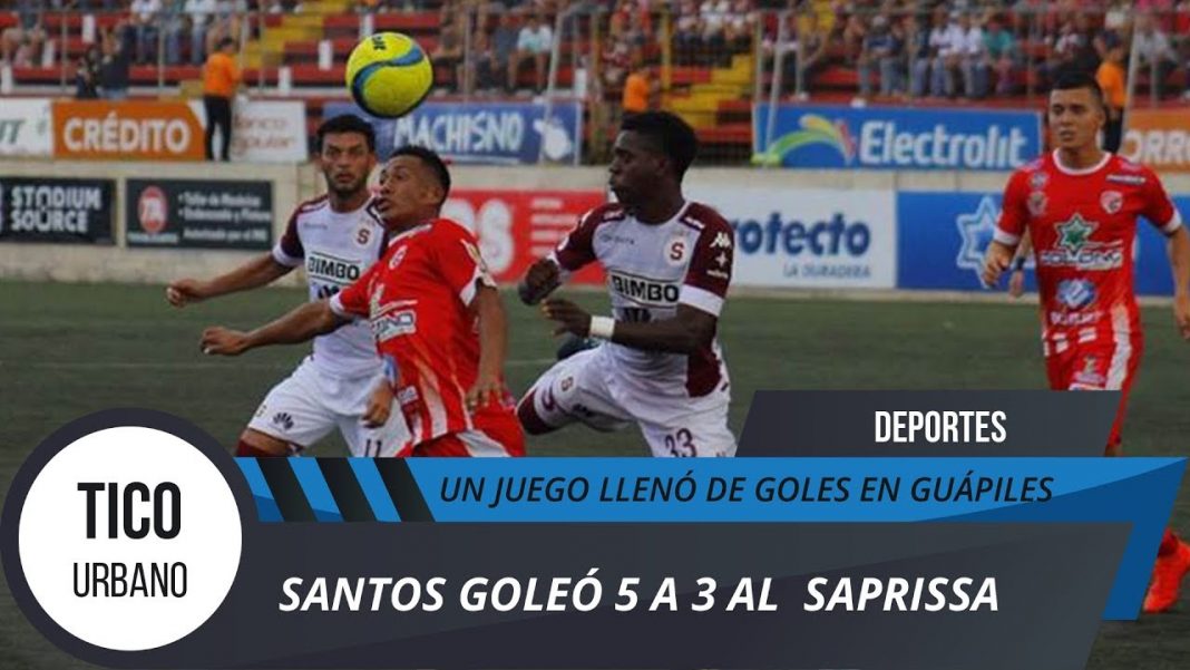 Resumen y goles: Santos 5 vs Saprissa 3