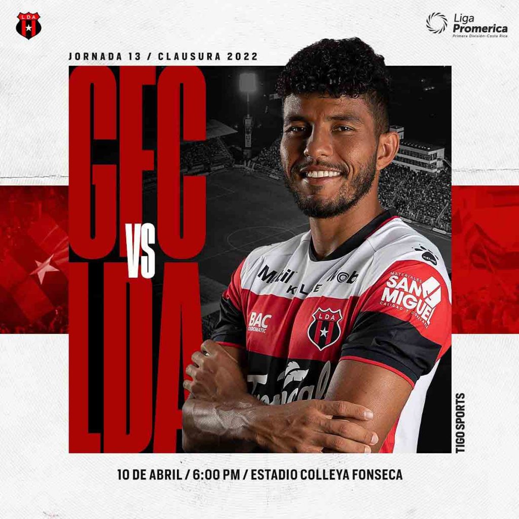 VER Guadalupe 0 vs. Alajuelense 2 EN VIVO por la Liga Promerica - Tico ...