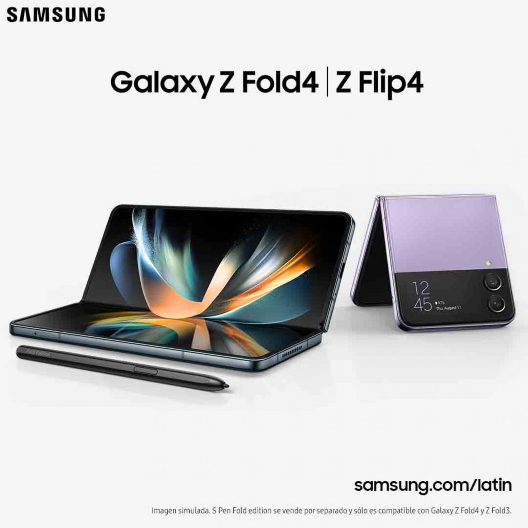 Galaxy ZFlip4 y Galaxy ZFold4 disponibles para preventa en Monge