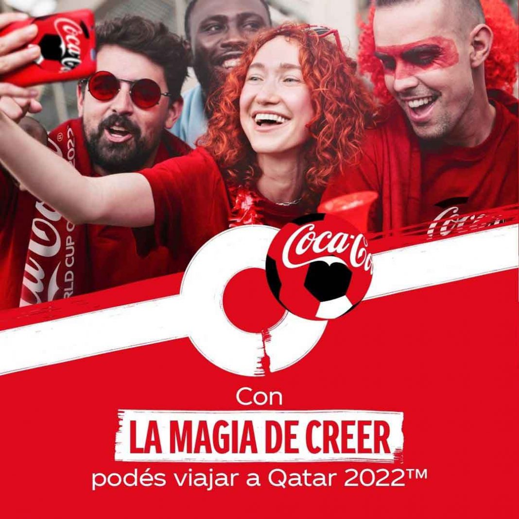Sistema Coca-Cola llevará cuatro personas -todo incluido- al Mundial de Qatar 2022