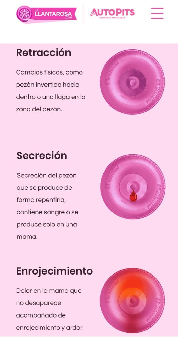 1. La llanta rosa
