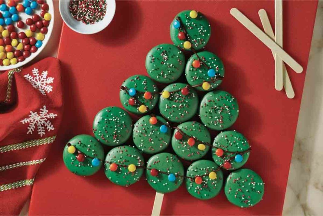 Receta navideña: ¿Cómo armar tu propio árbol de Navidad con OREO?