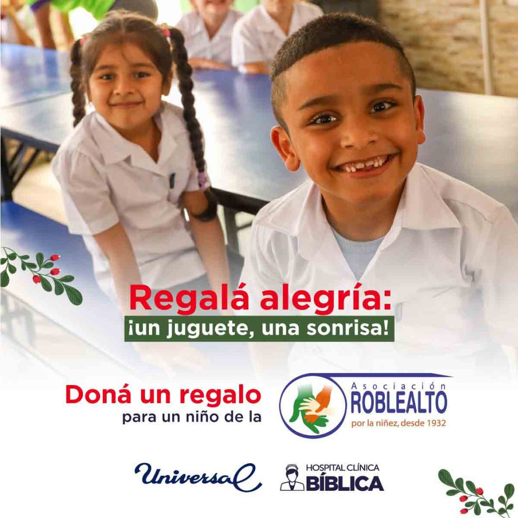 Hospital Clínica Bíblica y Universal iluminarán la Navidad de cientos de niños