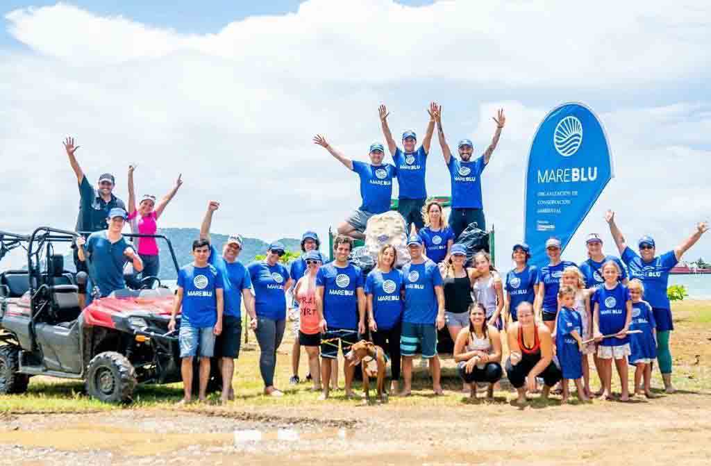 MareBlu y el Hotel Punta Leona han recolectado más de 400 toneladas de plástico proveniente de las playas del Pacífico Central