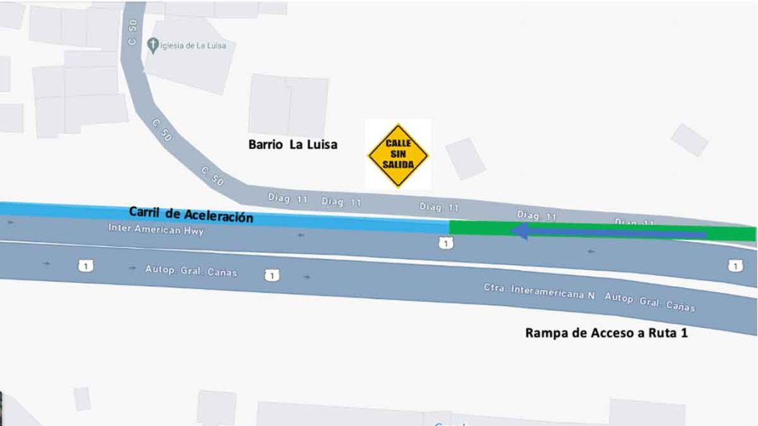 Desvío de tránsito y cierre de acceso directo en autopista General Cañas: Inicia proyecto de demarcación vial