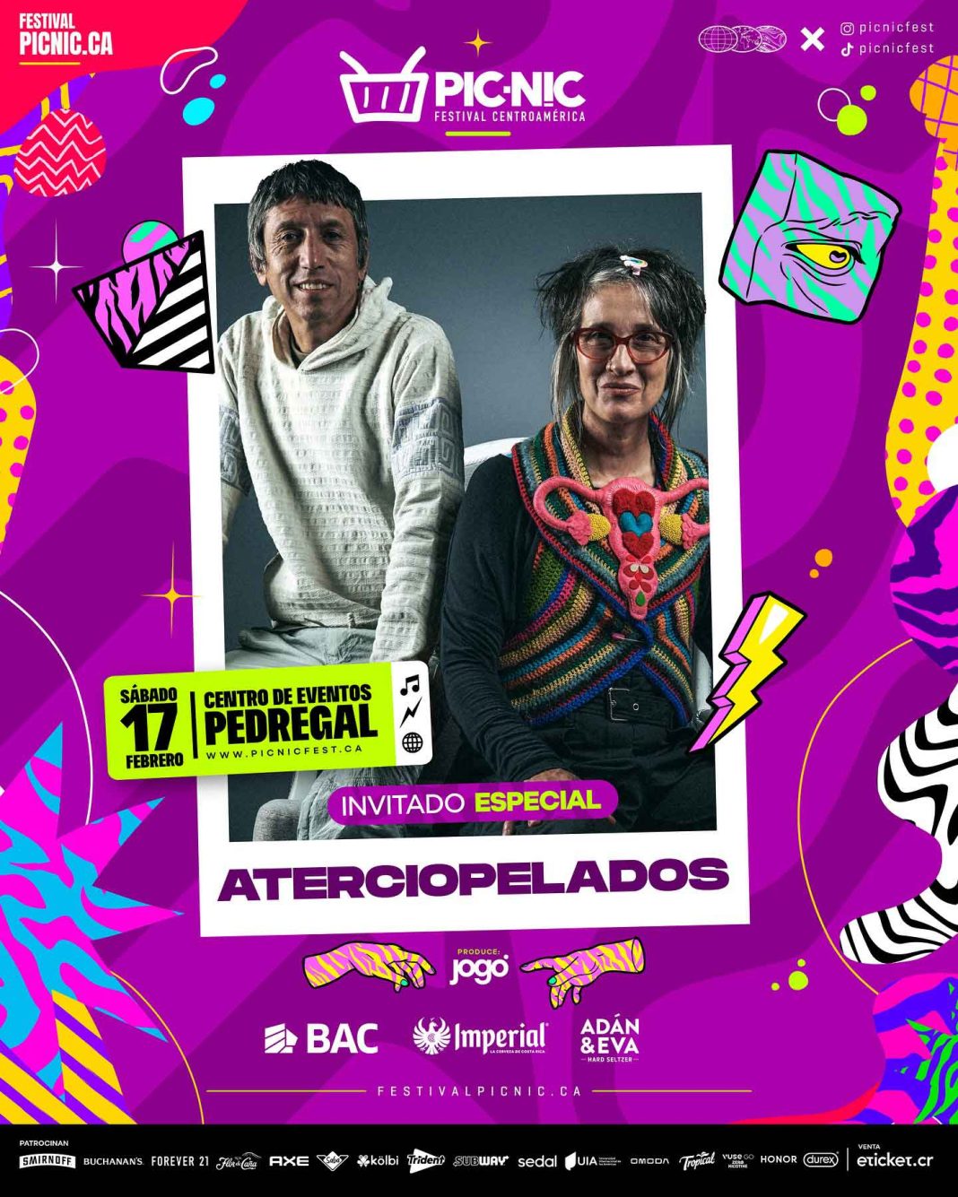 Aterciopelados y Darell se unen al Picnic Festival Centroamérica 2024