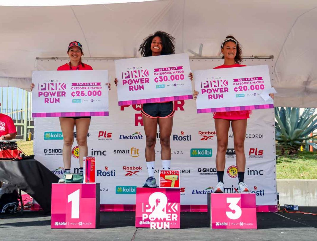 400 personas corrieron en Pink Power Run en conmemoración del Día Internacional de la Mujer