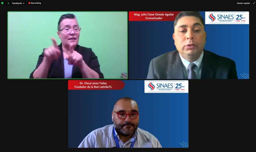 Tercer Webinar del SINAES 2024: Desarrollo académico en la docencia implica realizar investigación