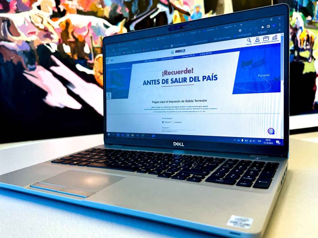 Pago de impuestos de salida terrestres se cancelan a través del Banco de Costa Rica