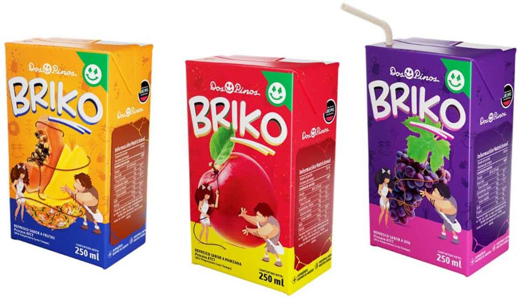 Vuelven los refrescos Briko de manzana, uva y frutas