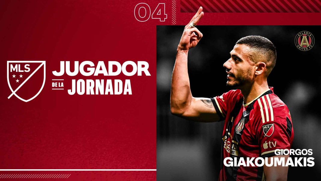 Giorgos Giakoumakis, delantero de Atlanta United, es nombrado Jugador de la Jornada 4 de MLS