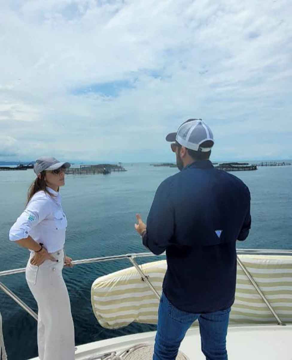 PROCOMER visita empresas de maricultura en la región Pacífico Central