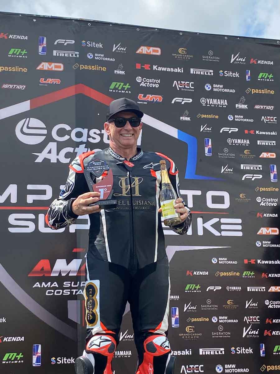 Iván Sala triunfó en la segunda fecha del Campeonato AMA Super Bikes