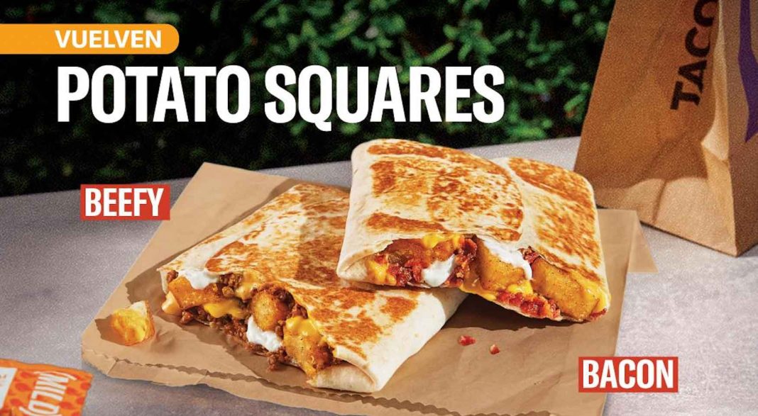 Los aclamados Potato Squares vuelven al menú de Taco Bell®