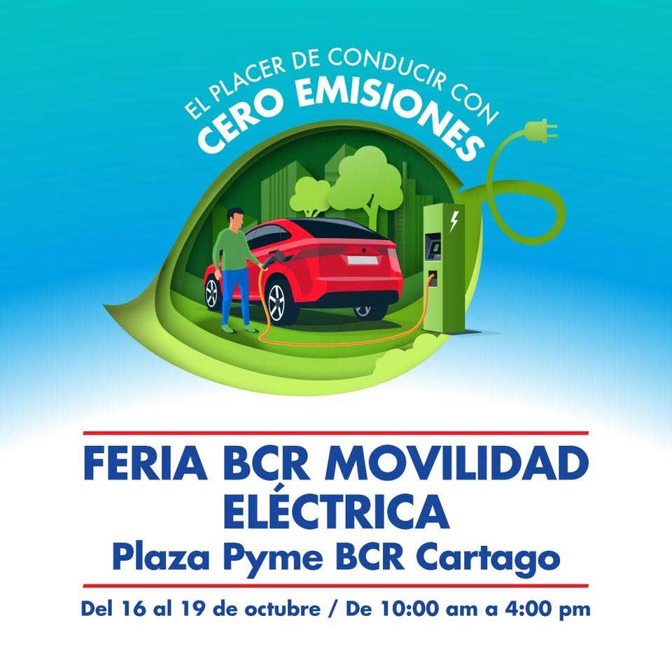 Plaza Pyme del BCR abre sus puertas a Feria de Movilidad Eléctrica