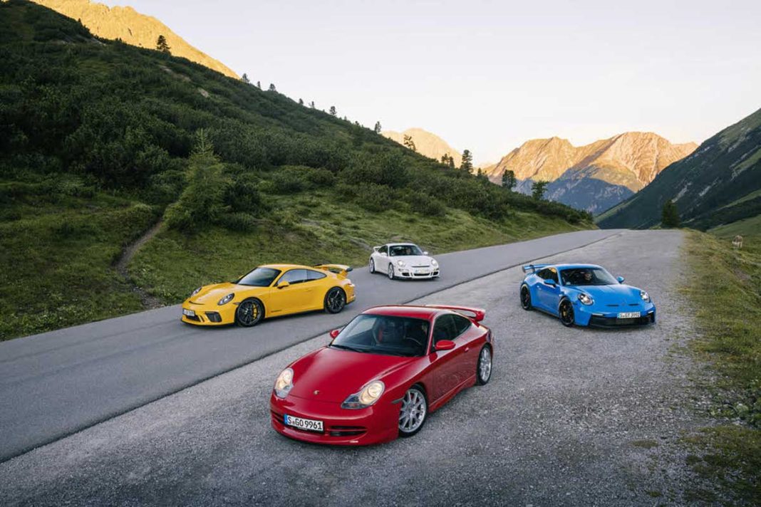 Porsche celebra al 911 GT3: 25 años de rendimiento y pasión.