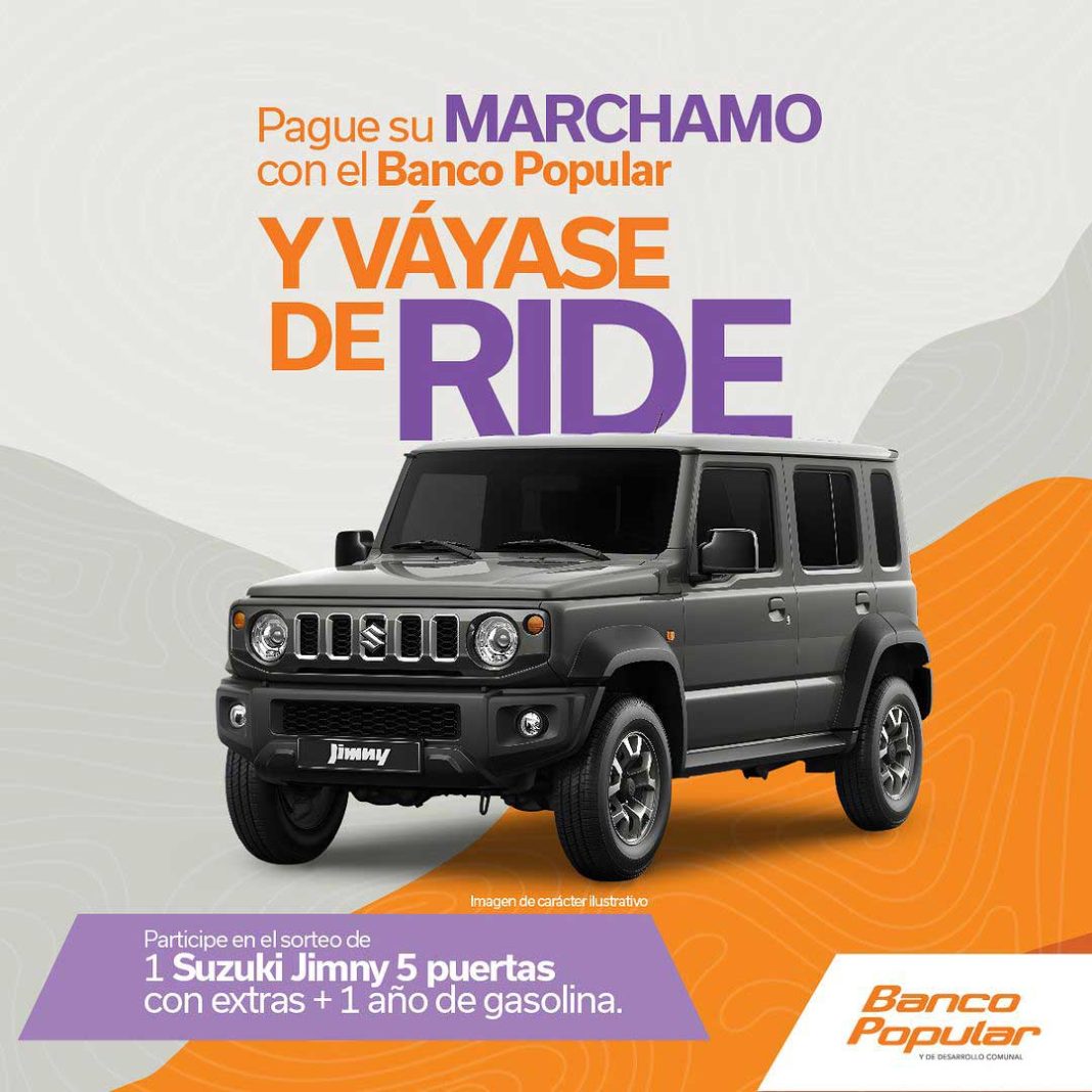 Banco Popular premiará pago del Marchamo 2025 con Vehículo del Año y gasolina gratis por todo un año