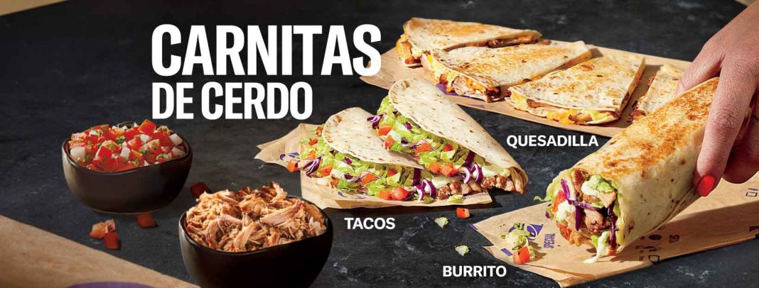 Las Carnitas de Cerdo de Taco Bell® prometen una Navidad y un fin de año cargados de mucho sabor