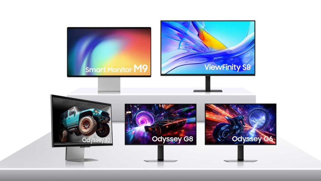 Samsung revela sus nuevos monitores 2025 con capacidades de IA en el evento CES de Las Vegas