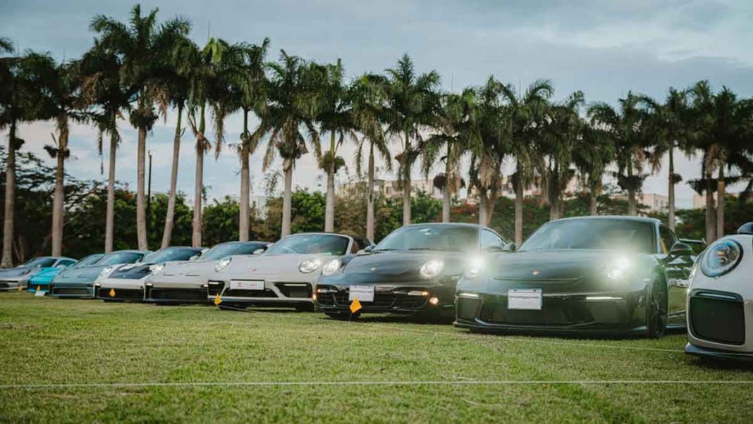 Más de 100 Porsche se exhibieron en el Garden Fest, un homenaje a la historia y el diseño automotriz