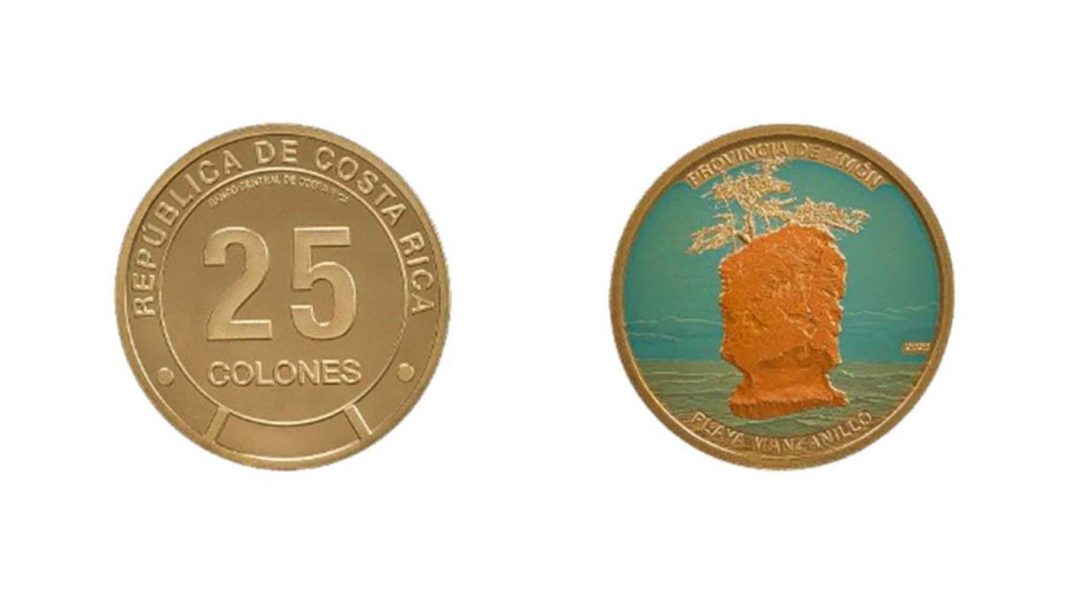 BCR venderá 2075 monedas de ¢25 alusivas a la provincia de Limón
