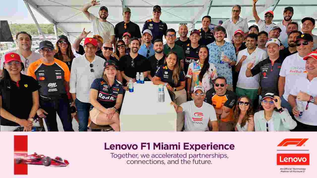 Lenovo Miami Experience reúne a ejecutivos de Latinoamérica y el Caribe en el evento de Fórmula 1