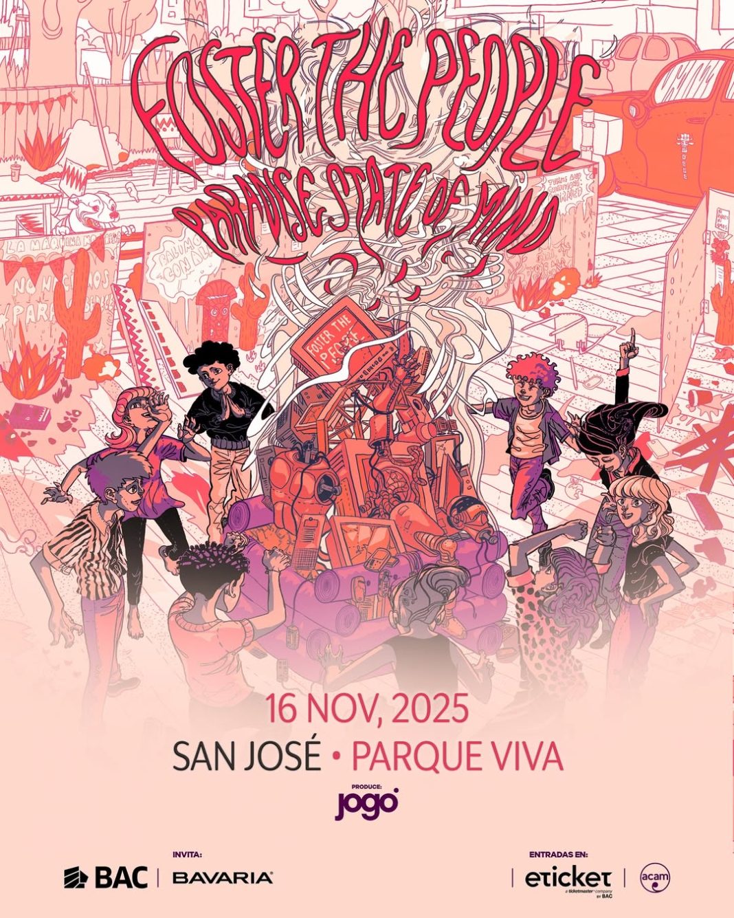 Foster the People en Costa Rica: Concierto será en Parque Viva