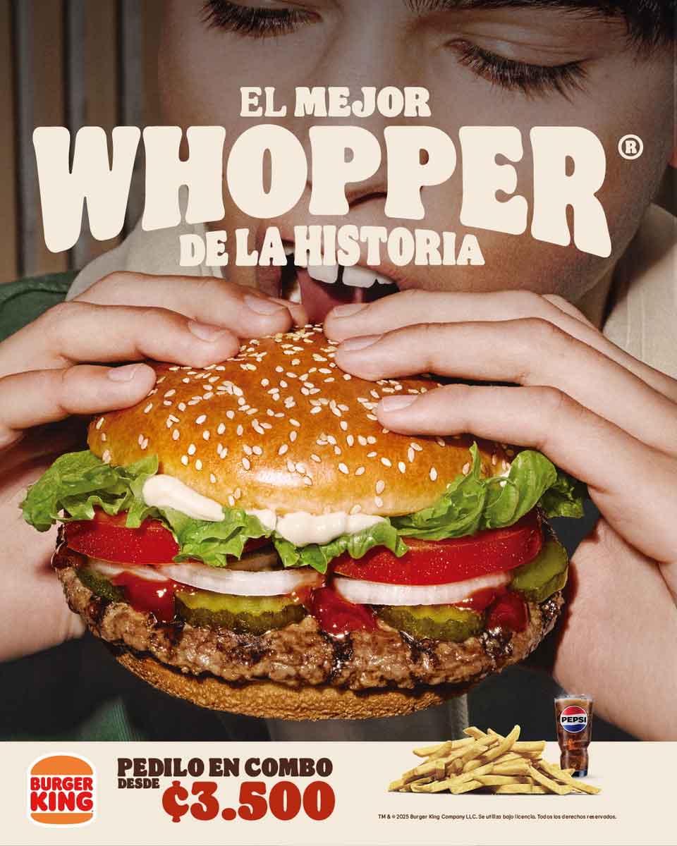 Burger King Costa Rica presenta: El Mejor WHOPPER® de la Historia