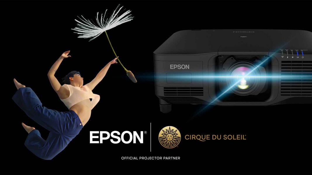Epson impulsa el debut europeo del Cirque du Soleil como socio oficial de proyectores