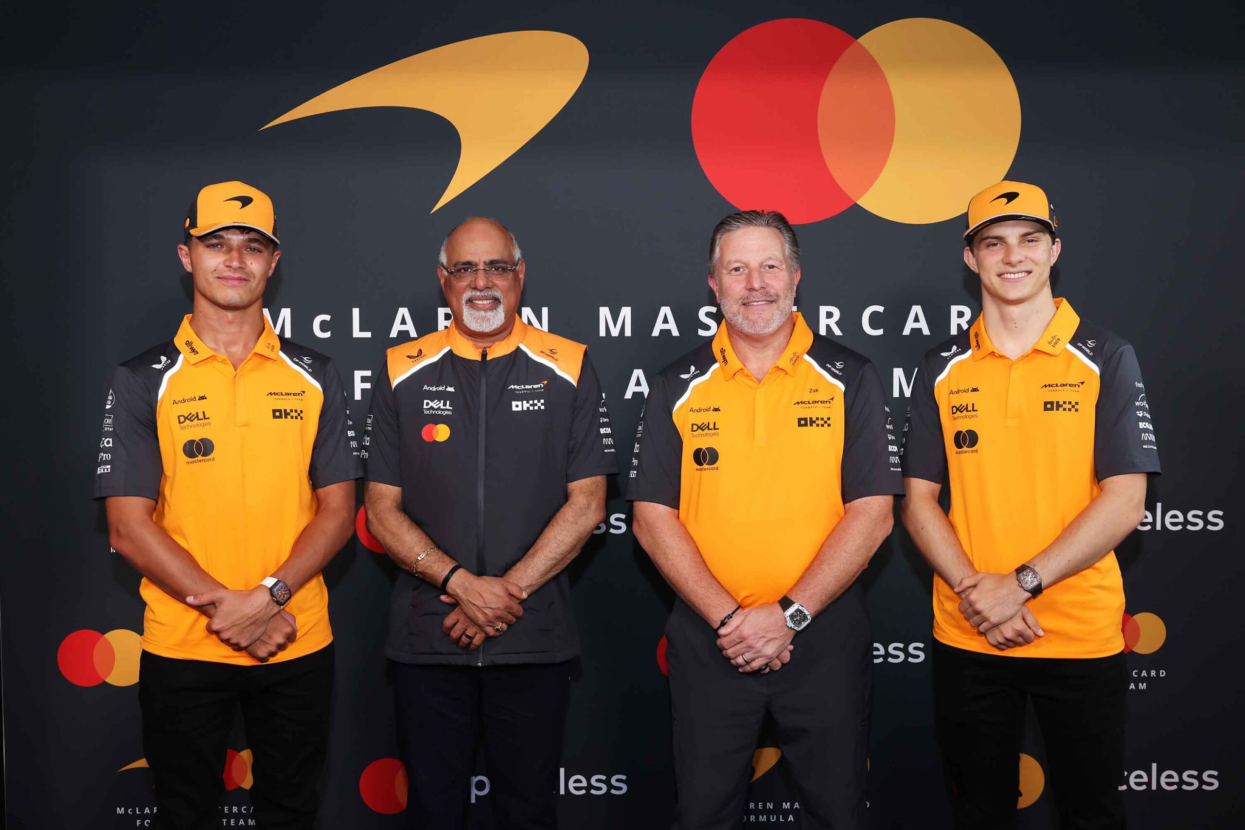 McLaren y Mastercard anuncian nuevo nombre para escudería en 2026