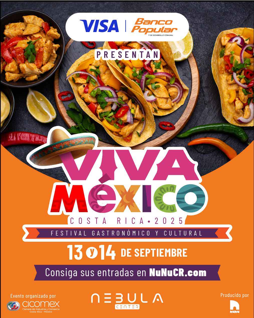 «Vive México en Costa Rica” llega este 13 y 14 de septiembre