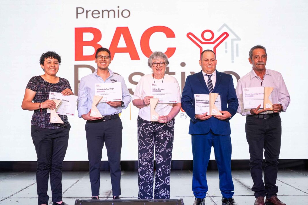 BAC reconoció a 5 pymes costarricenses en los Premios BAC Positivo 2025