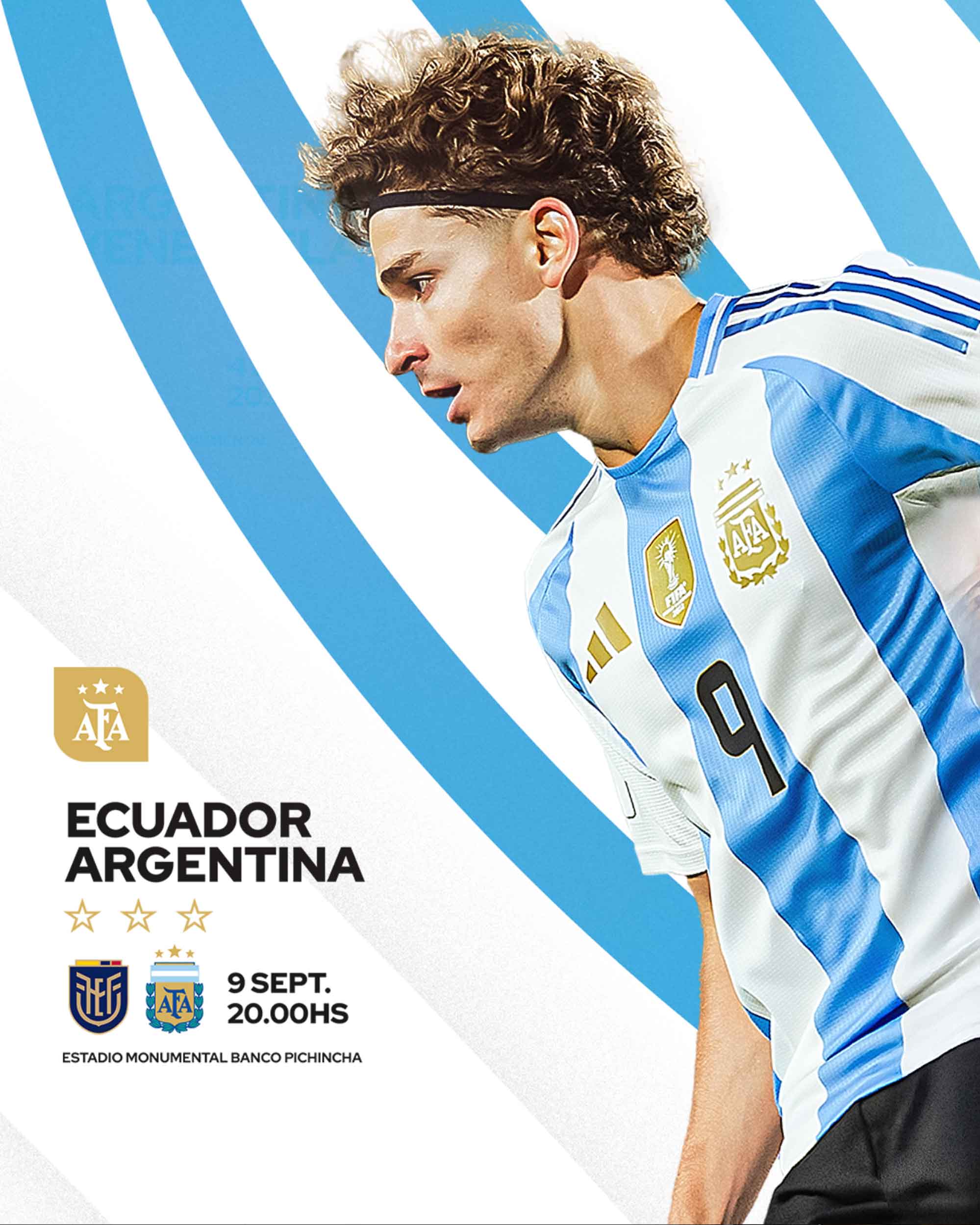 Ecuador vs. Argentina: ¿Transmisión en Vivo y Detalles del partido por las Eliminatorias de Conmebol?