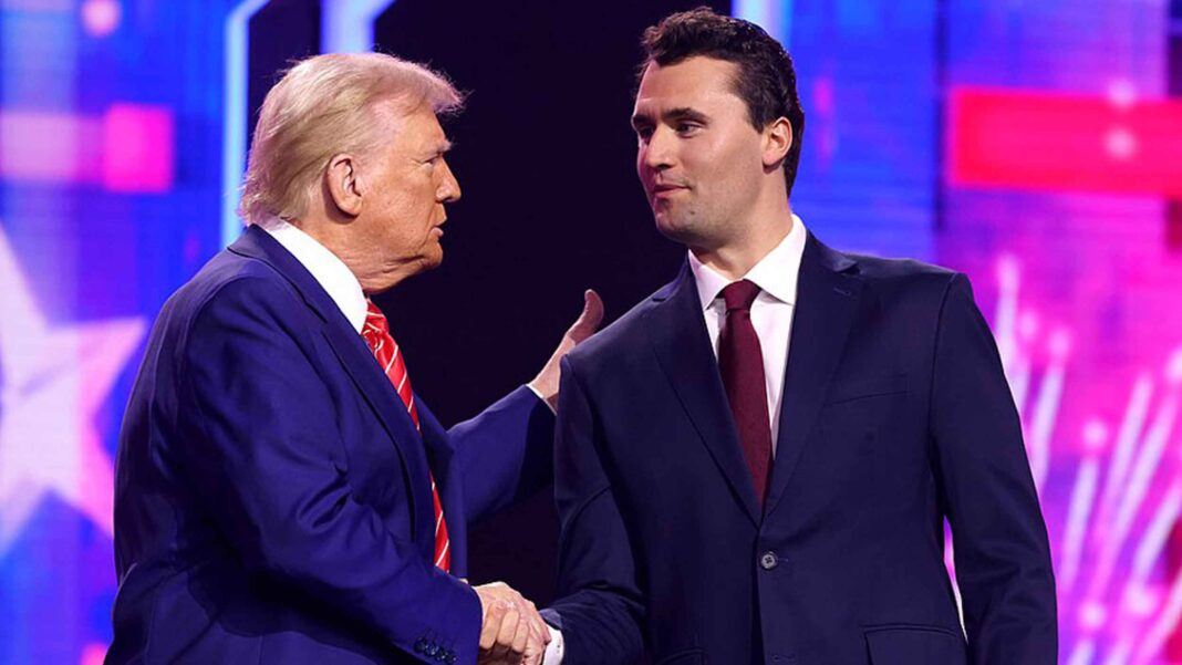 Donald Trump expresó su solidaridad con Charlie Kirk a través de su red social Truth Social