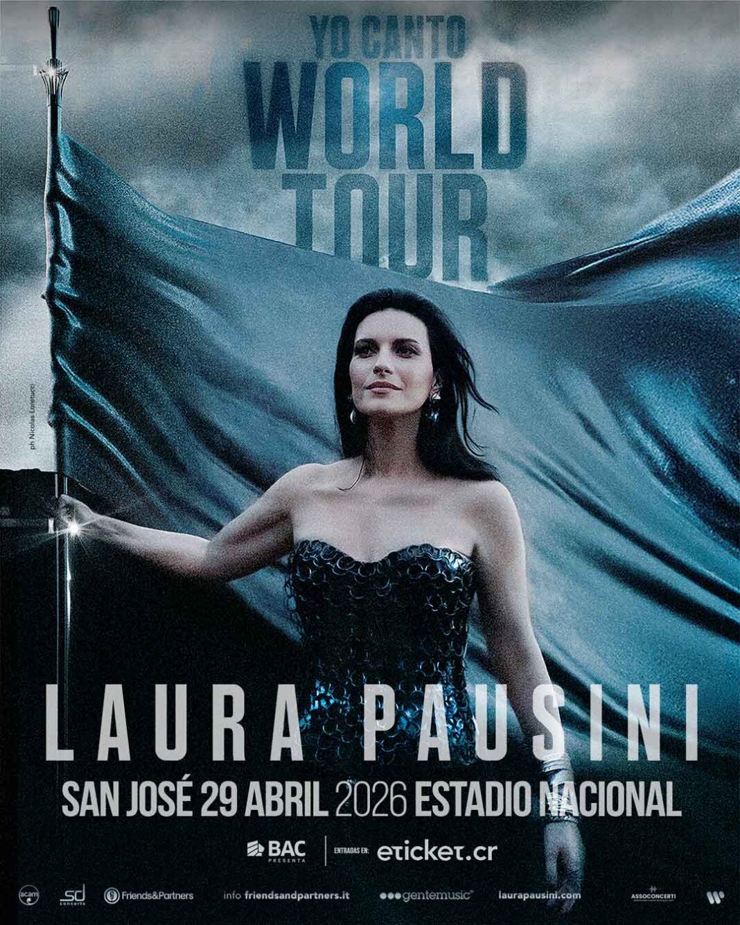 Laura Pausini anuncia su esperado regreso a Costa Rica con su gira mundial ‘YO CANTO WORLD TOUR’