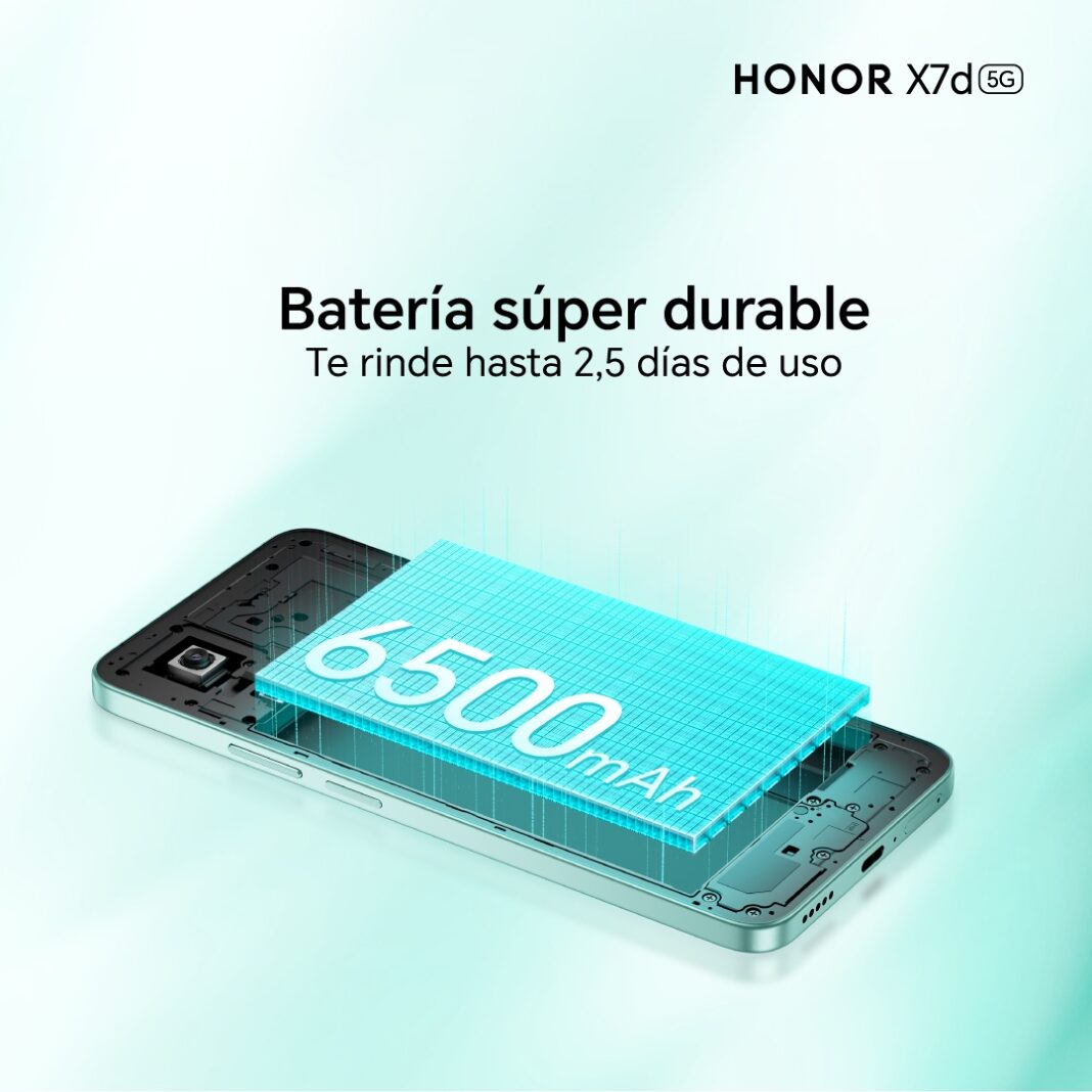 El HONOR X7d 5G resiste, responde y se adapta