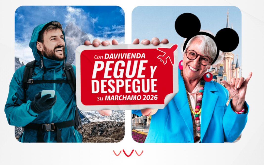 Marchamo hará despegar a clientes Davivienda hacia la Patagonia o Disney París
