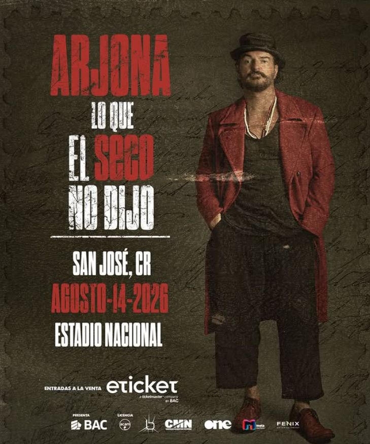 One Entertainment confirma: Ricardo Arjona tendrá concierto en Costa Rica