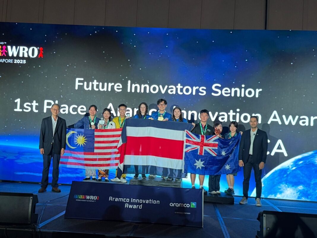 Costa Rica se coronó campeón mundial de robótica en Singapur con un vivero espacial inteligente