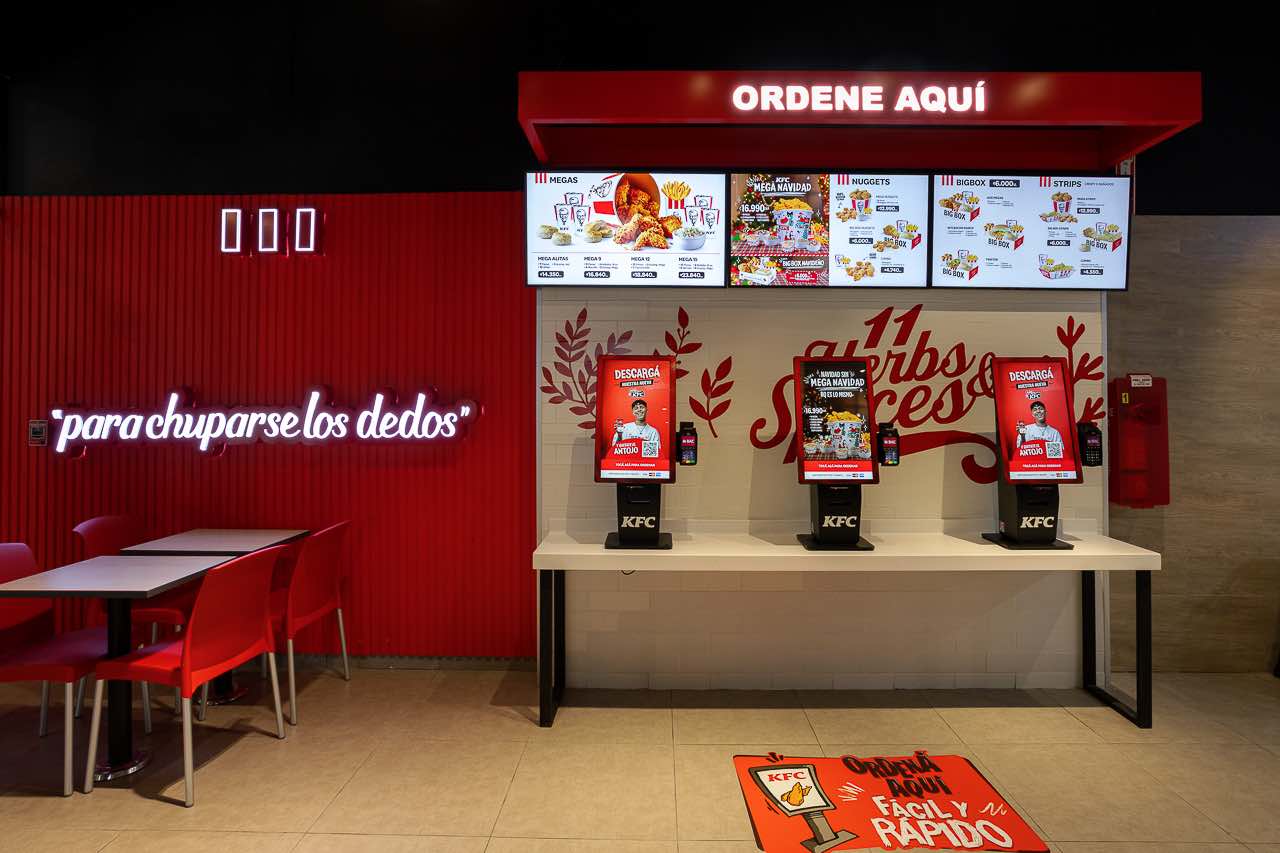 KFC Costa Rica: primera cadena en el país con kioscos digitales en el 100% de sus restaurantes