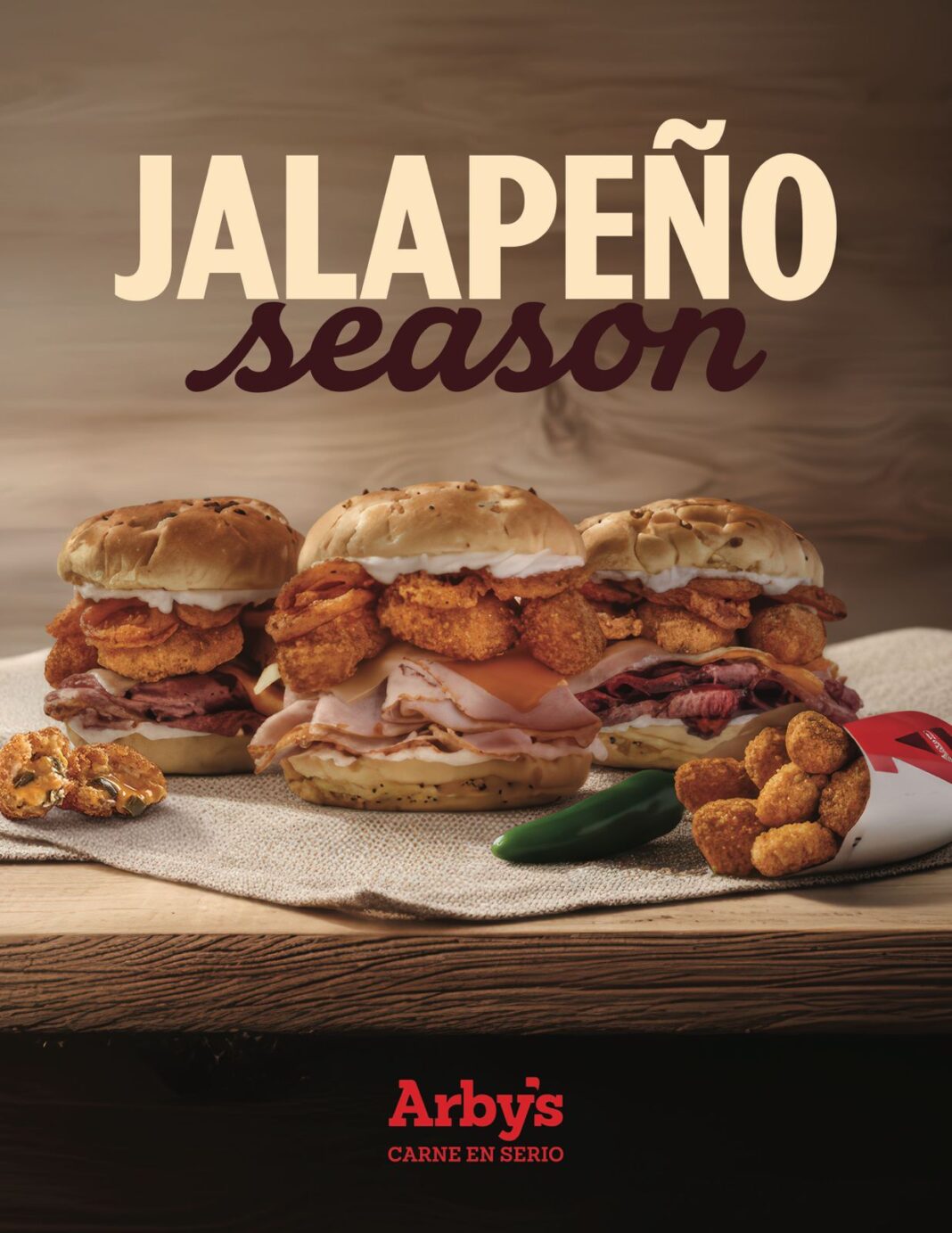 Restaurante Arby’s presentó su Jalapeño Season