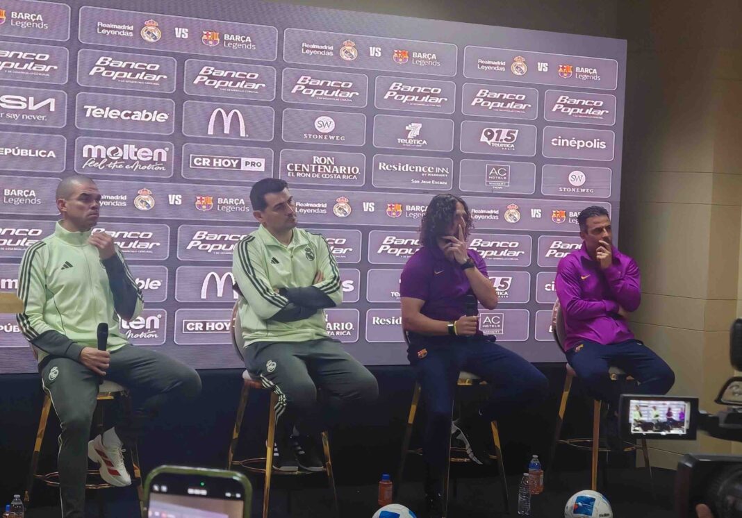 Las leyendas de Barcelona y Real Madrid ya se encuentran en Costa Rica
