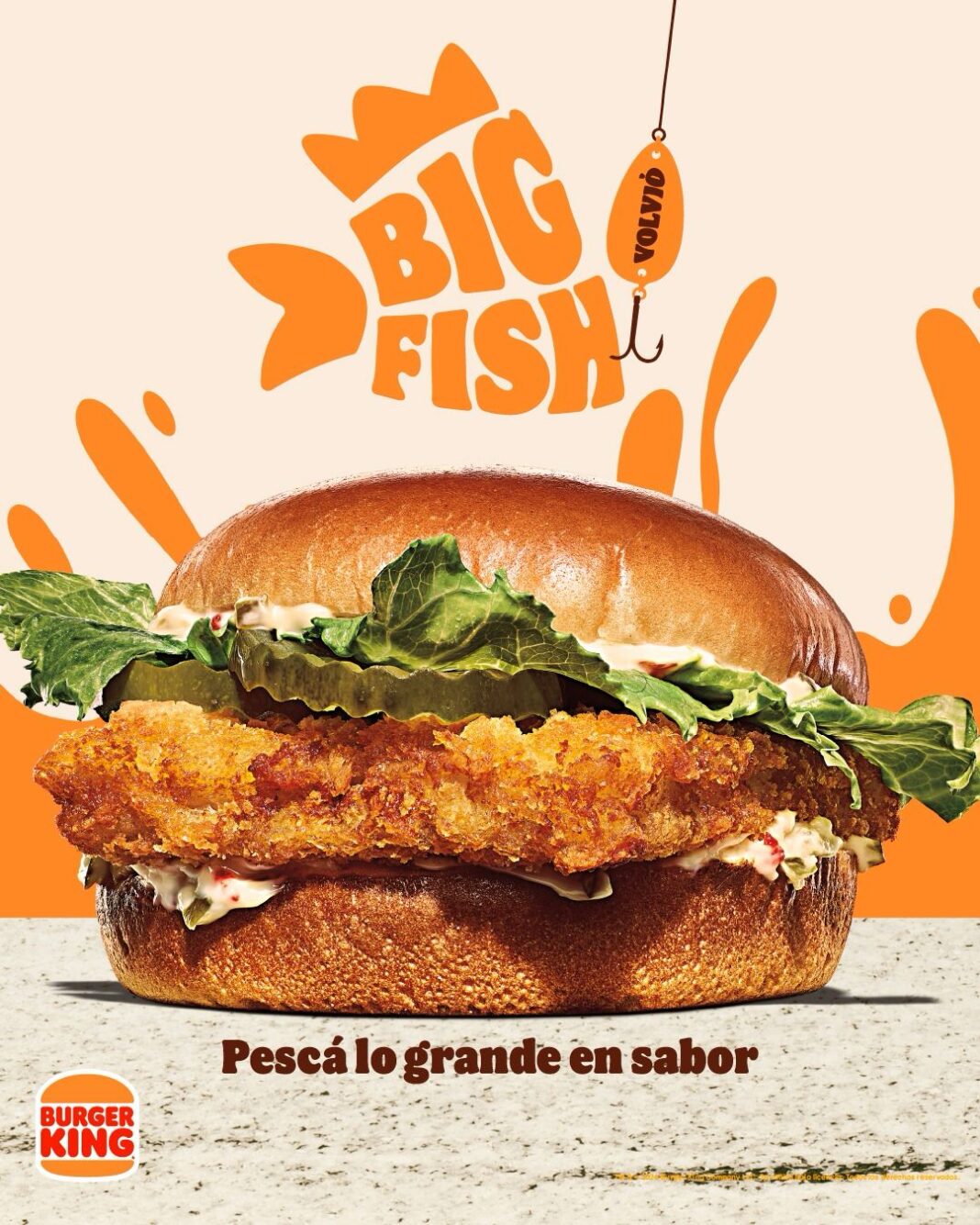 Big Fish regresa al menú de Burger King Costa Rica