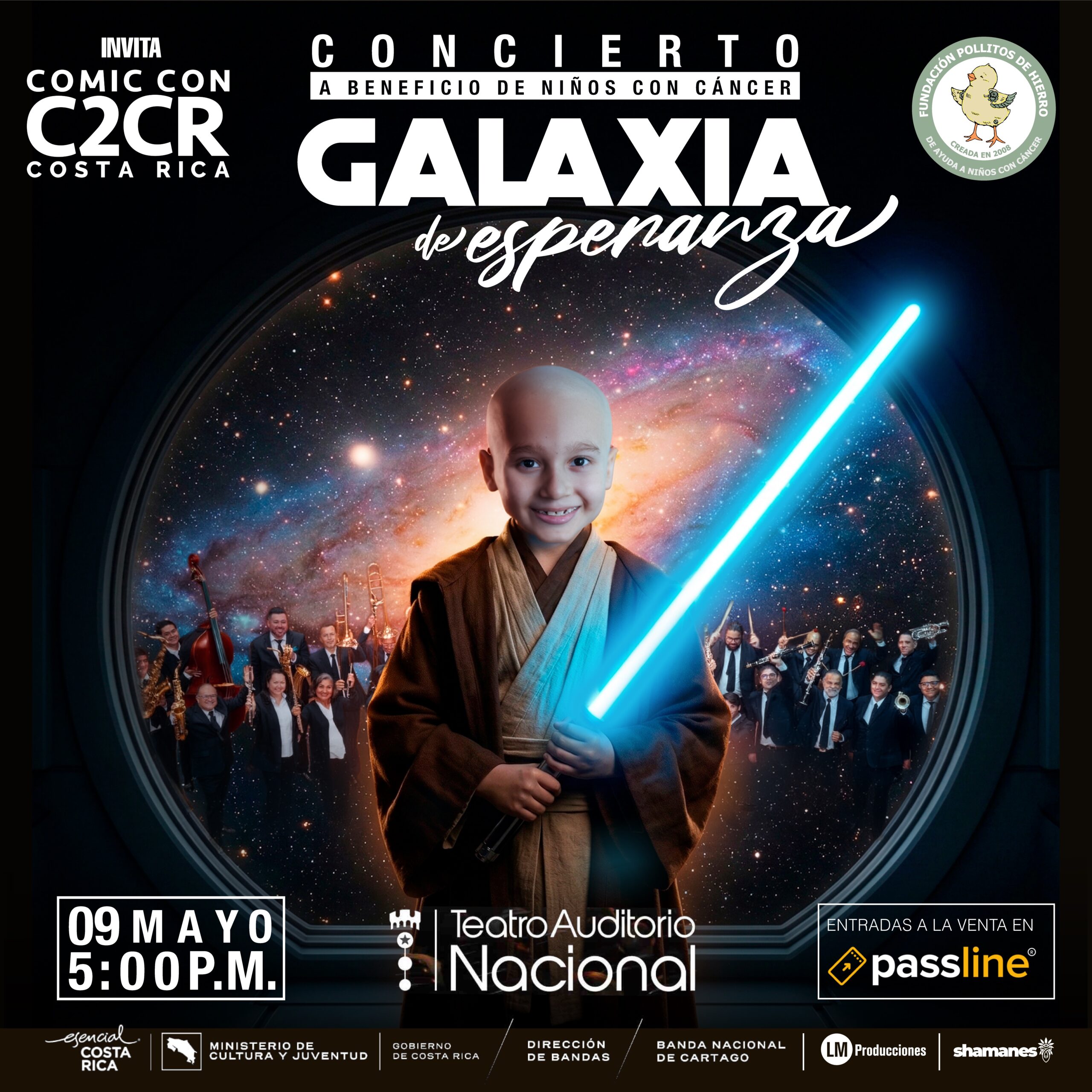 Concierto inspirado en la más famosa saga galáctica busca recaudar fondos para ayudar a niños con cáncer