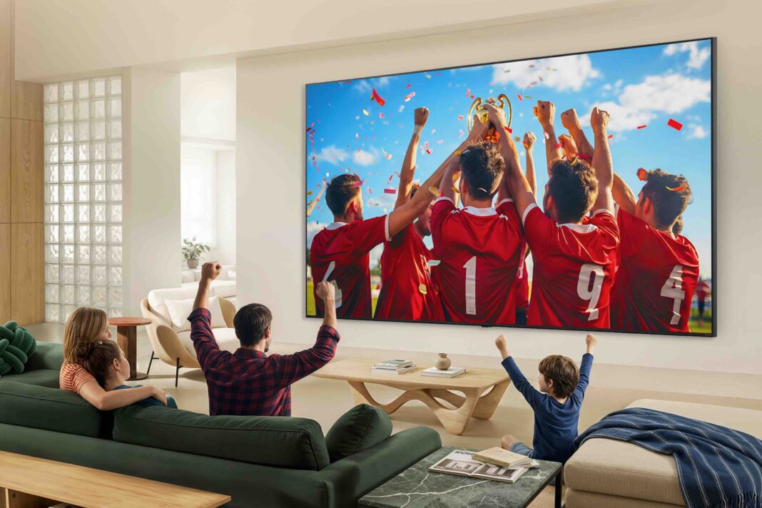 LG transforma la experiencia del fútbol en casa con inteligencia artificial y pantallas QNED