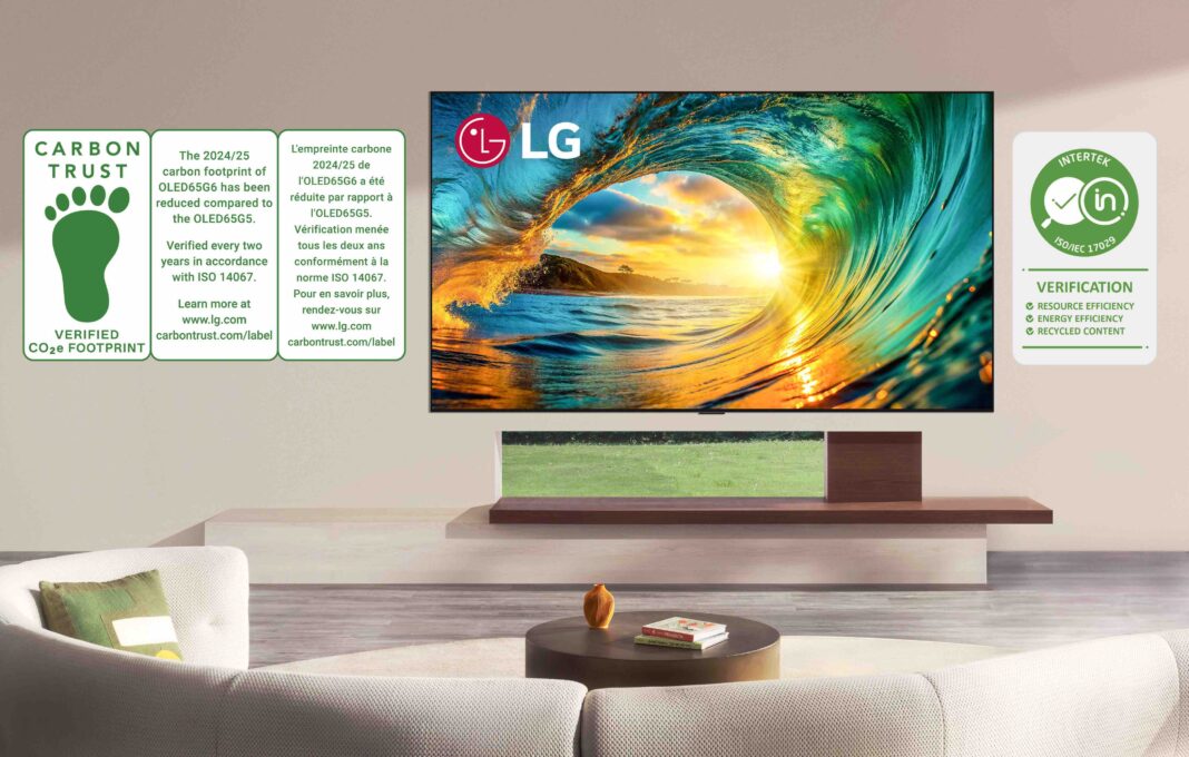 LG refuerza su liderazgo en sostenibilidad con certificaciones globales para su línea de TVs 2026