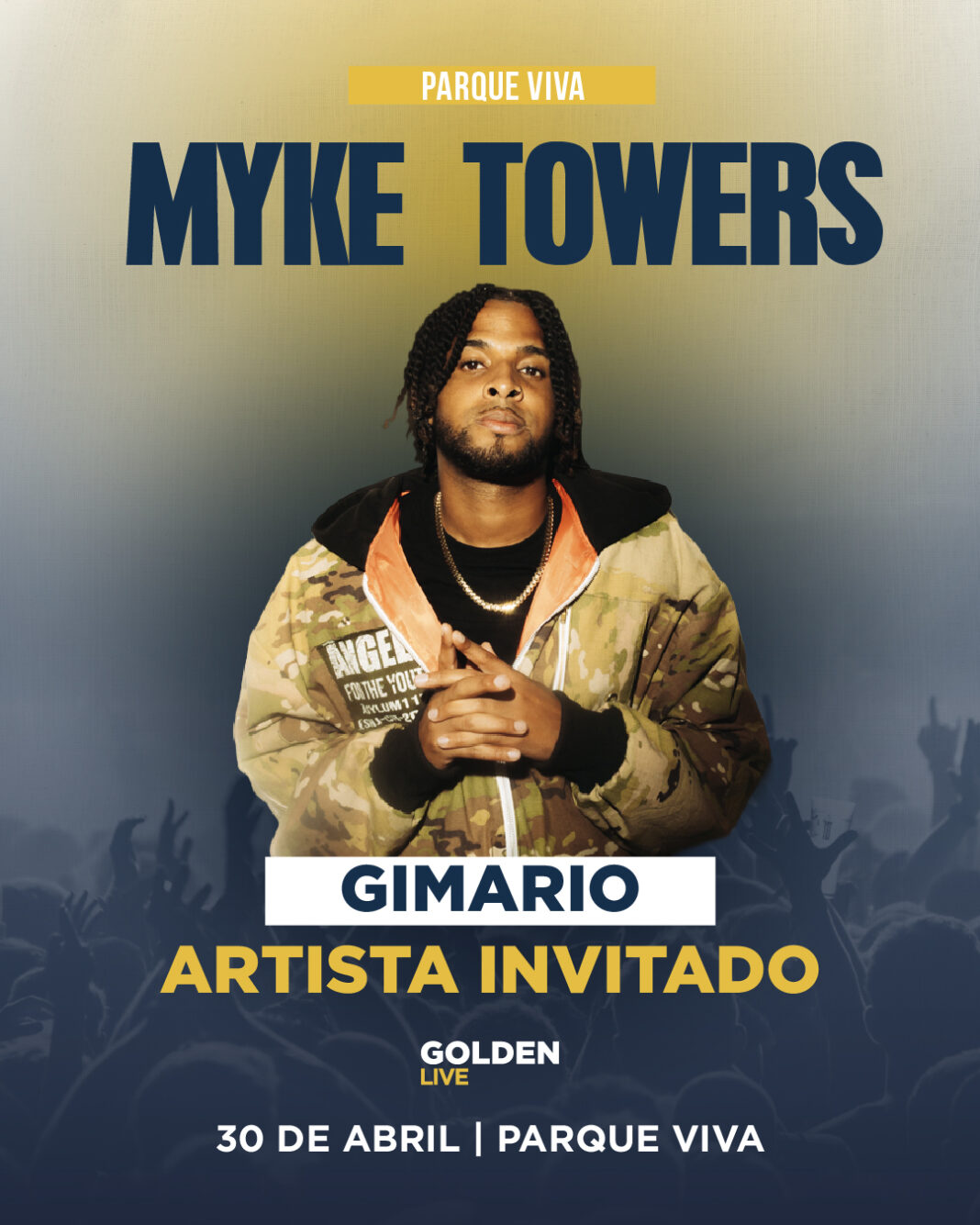 Golden Live anuncia sus artistas invitados en el concierto de Myke Towers en Costa Rica