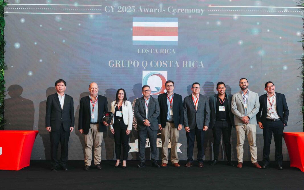 Grupo Q Costa Rica obtiene la distinción global más relevante de postventa de Isuzu y se posiciona entre los mejores del mundo